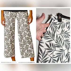 J. Jill Wearever Full Leg Crop Pull-on Pants, Size Large Petite